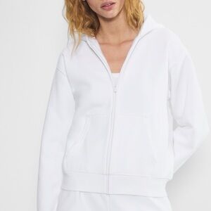 Aritzia Cozy Sweatfleece Boyfriend Boxy Zip Hoodie